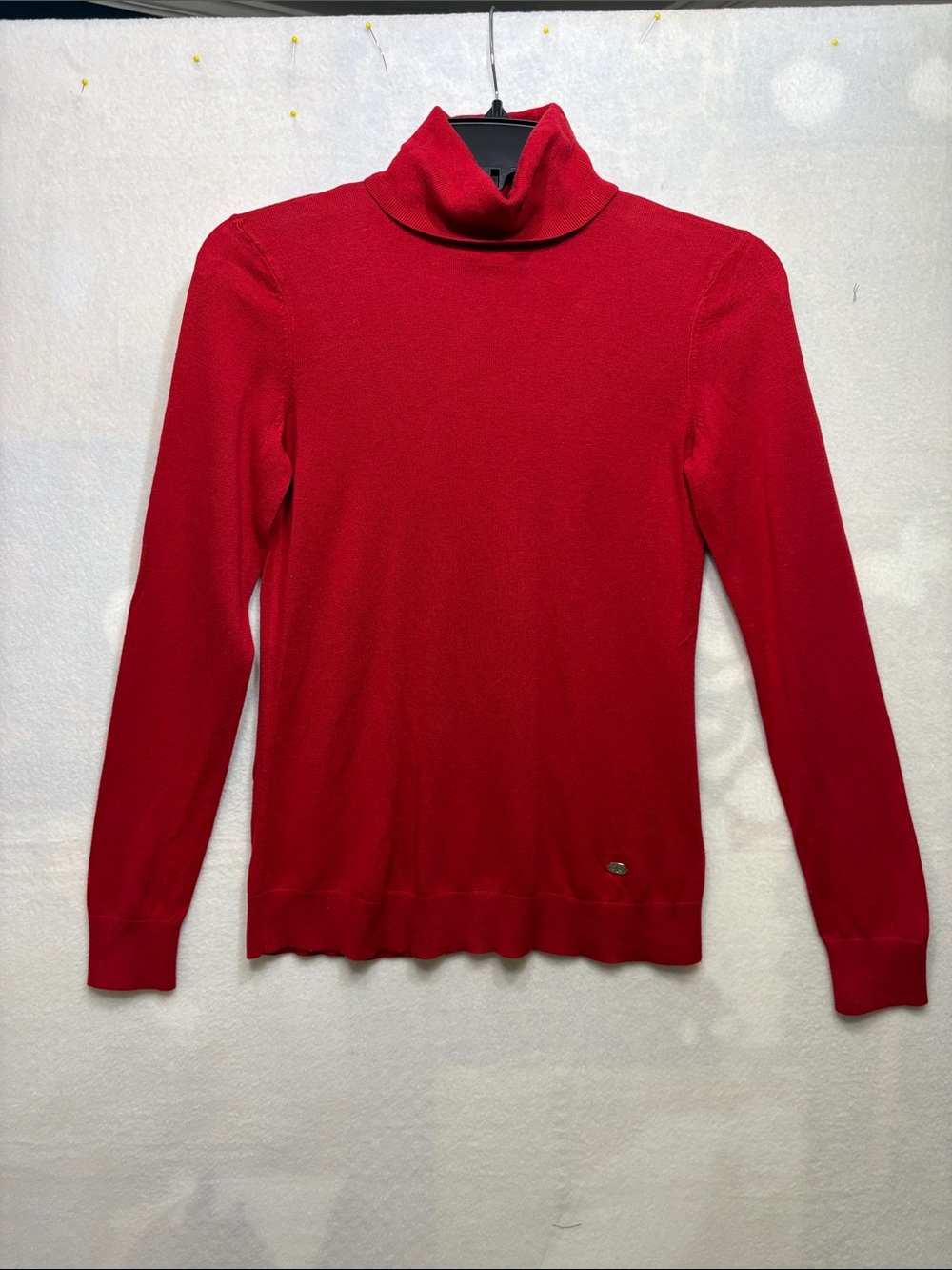 Ralph Lauren Red Turtleneck EUC size PS Soft Cotton/Modal blend